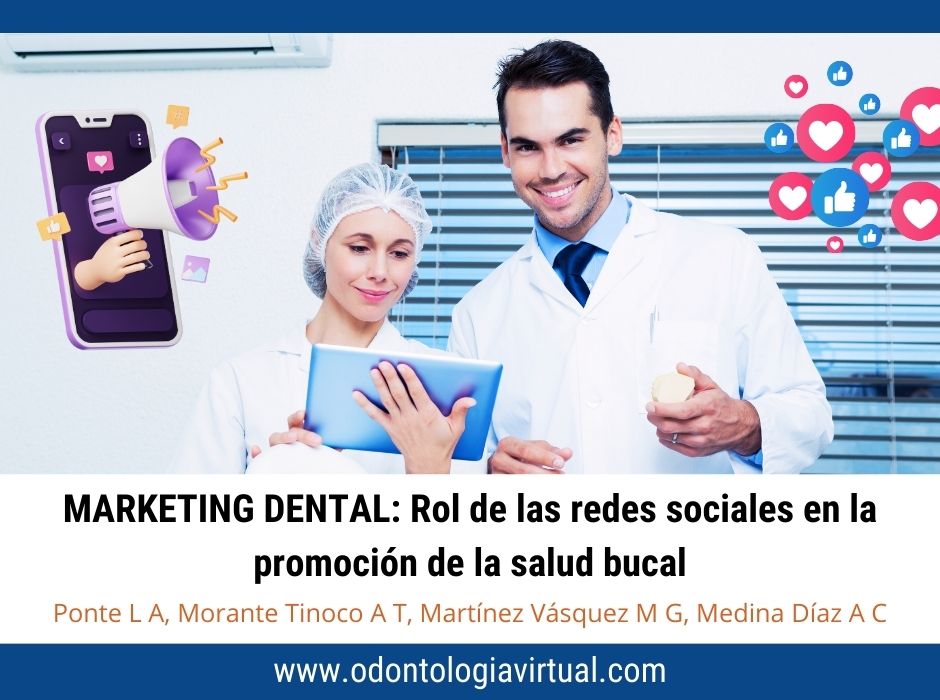 PDF odontologiavirtual.com/2024/07/market…

Es necesario comprender los efectos y la base para el uso de las RRSS como parte de la promoción de la salud bucal. 

El objetivo de este estudio es el análisis y síntesis de previas investigaciones, sobre la integración de estos medios en campañas de