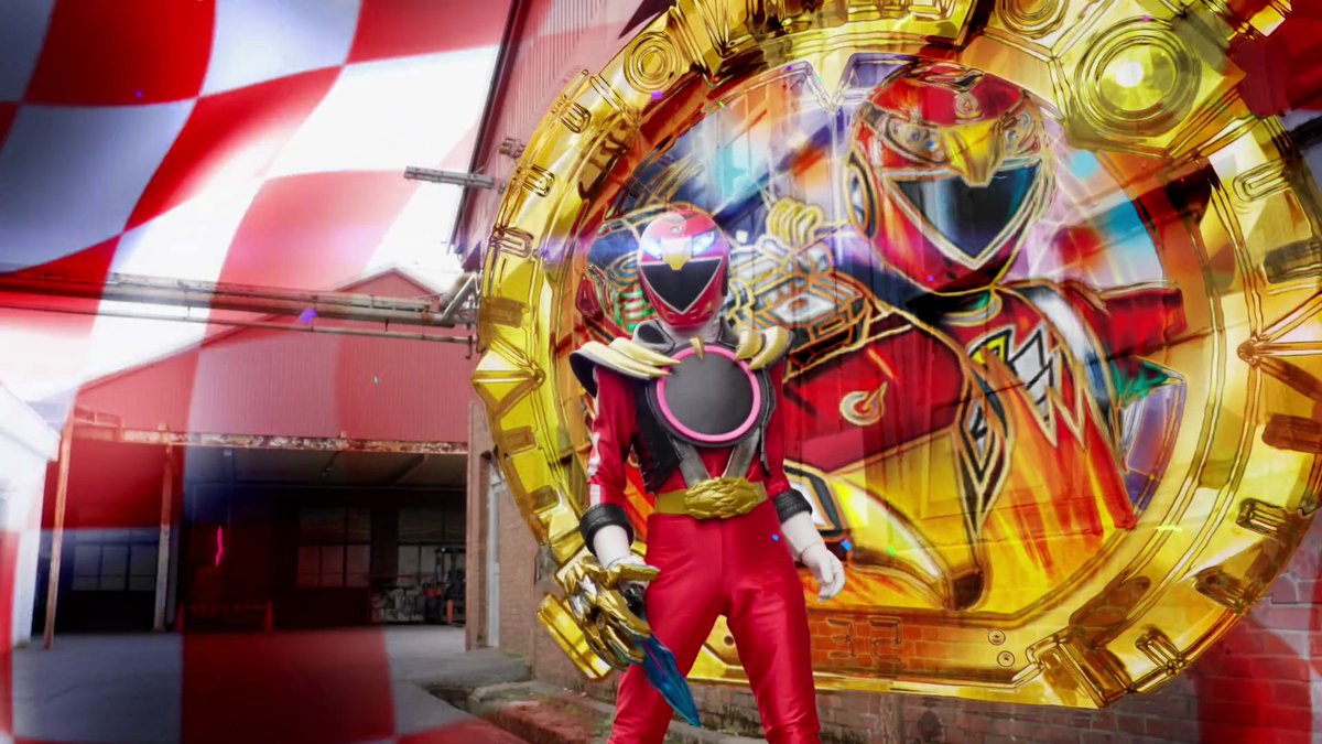 Let's Go-ON! Gozyu Unicorn engages Retransformation Go-On Red
