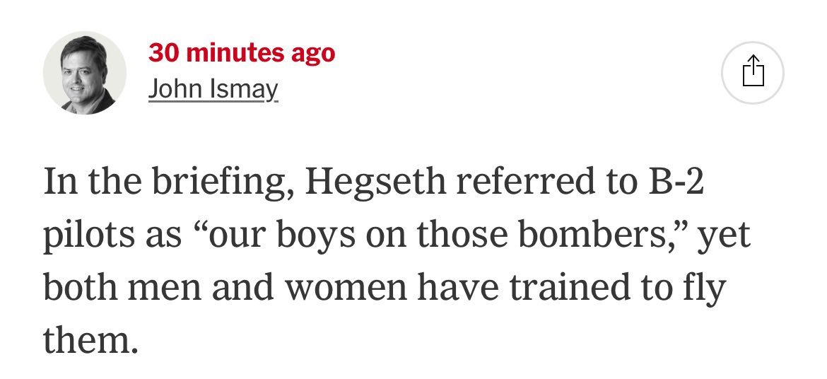 ALERT: 🚨   The award for DUMBEST COMMENT OF THE DAY goes to John Ismay from the New York Times. 

WHAT KIND OF PEOPLE ACT LIKE THIS?