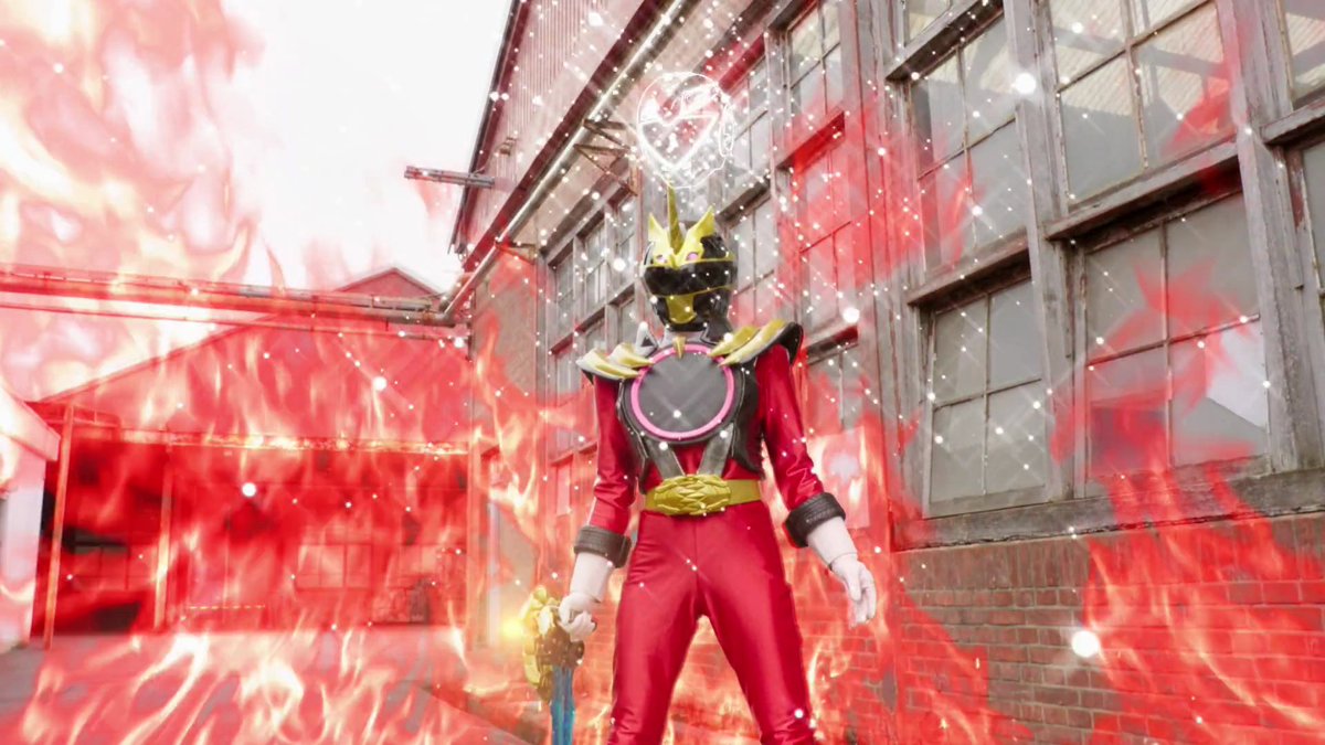ゴリさんになります。 Let's Go-ON! Gozyu Unicorn engages Retransformation Go-On Red