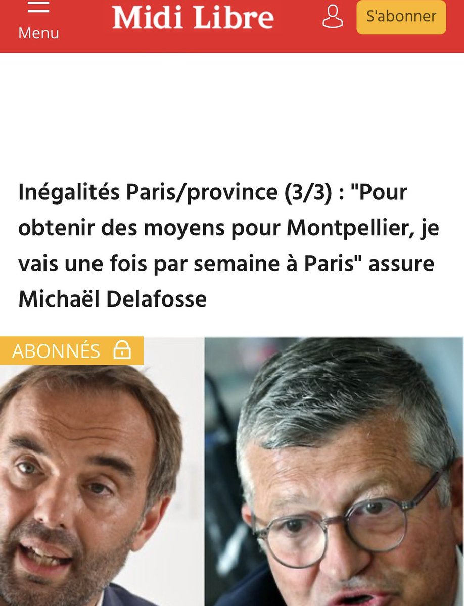 Pourquoi venir à Paris mendier auprès de l'État quand le maire de #Montpellier a endetté la ville de plusieurs milliards d'euros sur 15 ans en seulement 5 ans !?

Où est passé l'argent ? Ce sont les montpelliérains qui vont payer ? Cette politique n'est pas sérieuse.