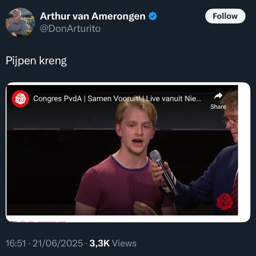 Dit zijn de mensen die klagen over een gebrek aan fatsoen bij GL-PvdA btw