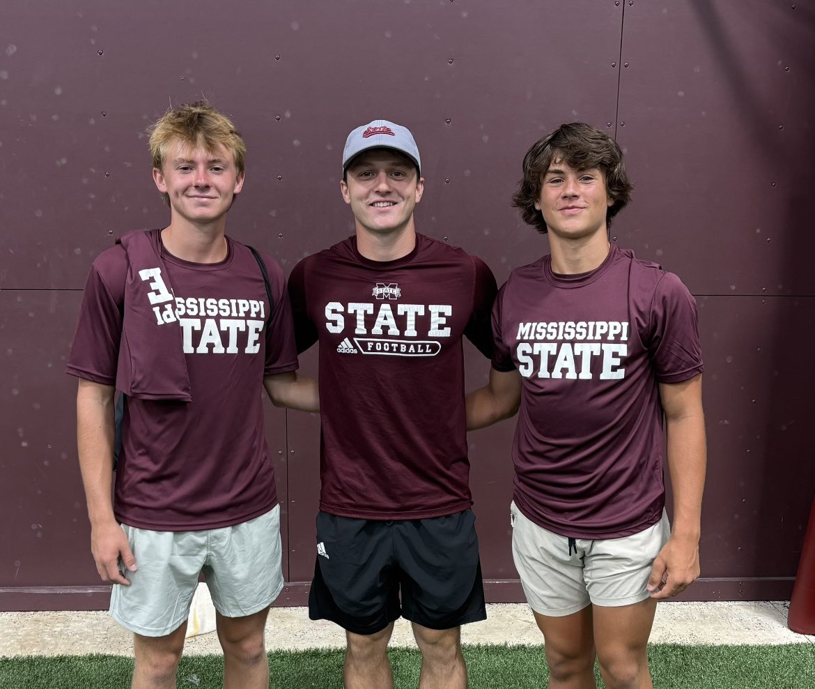 Grayson Alexander (@graysona08) on Twitter photo Couple days late, but glad to be in Starkville last Thursday with <a href="/CoachCliffOdom/">Cliff Odom</a> <a href="/hayeshammond43/">Hayes Hammond</a>
(Didn’t get any clips)
<a href="/CRStubblefield/">Cody Stubblefield</a> <a href="/CoachCurbow/">Coach Curbow</a> <a href="/CurbowAj/">AJ Curbow</a> <a href="/HailStateFB/">Mississippi State Football</a> <a href="/DawgRecruits3/">Hail State Recruiting</a> #HailState Couple days late, but glad to be in Starkville last Thursday with <a href="/CoachCliffOdom/">Cliff Odom</a> <a href="/hayeshammond43/">Hayes Hammond</a>
(Didn’t get any clips)
<a href="/CRStubblefield/">Cody Stubblefield</a> <a href="/CoachCurbow/">Coach Curbow</a> <a href="/CurbowAj/">AJ Curbow</a> <a href="/HailStateFB/">Mississippi State Football</a> <a href="/DawgRecruits3/">Hail State Recruiting</a> #HailState