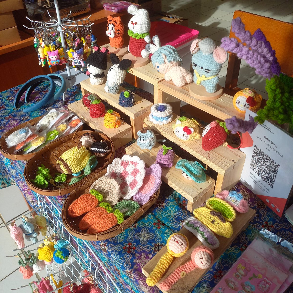 Potret jualan rajut offline selama dua hari 🧚🏻‍♀️ Terimakasih buat yang udah mau beli~