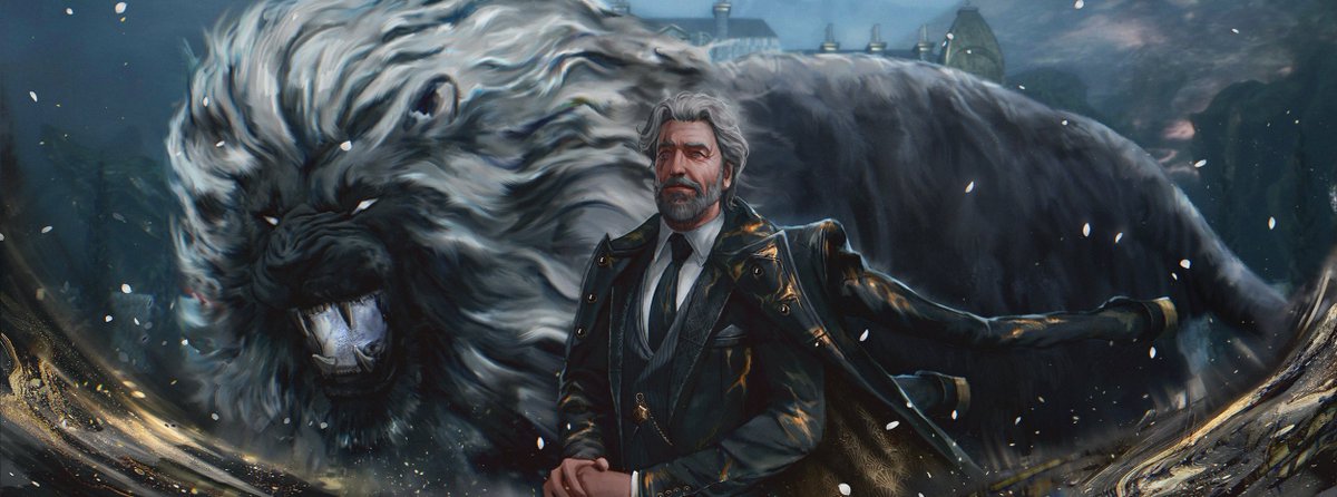 Jlikestodraw13's tweet image. Renoir with his Dark Creature馃
Now I'm somewhat tempted to draw an alt version with the real Renoir and the Chromatic Creation. Maaaaybe馃
#ClairObscurExpedition33 #Renoir #digitalart