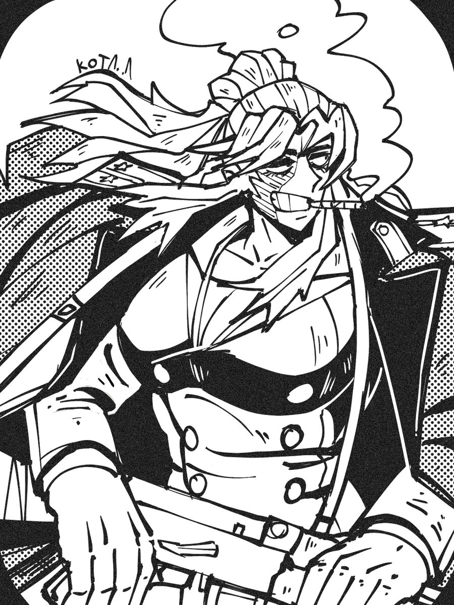 Maybe I'll draw something else about the black lagoon.
#Balalaika #BlackLagoon