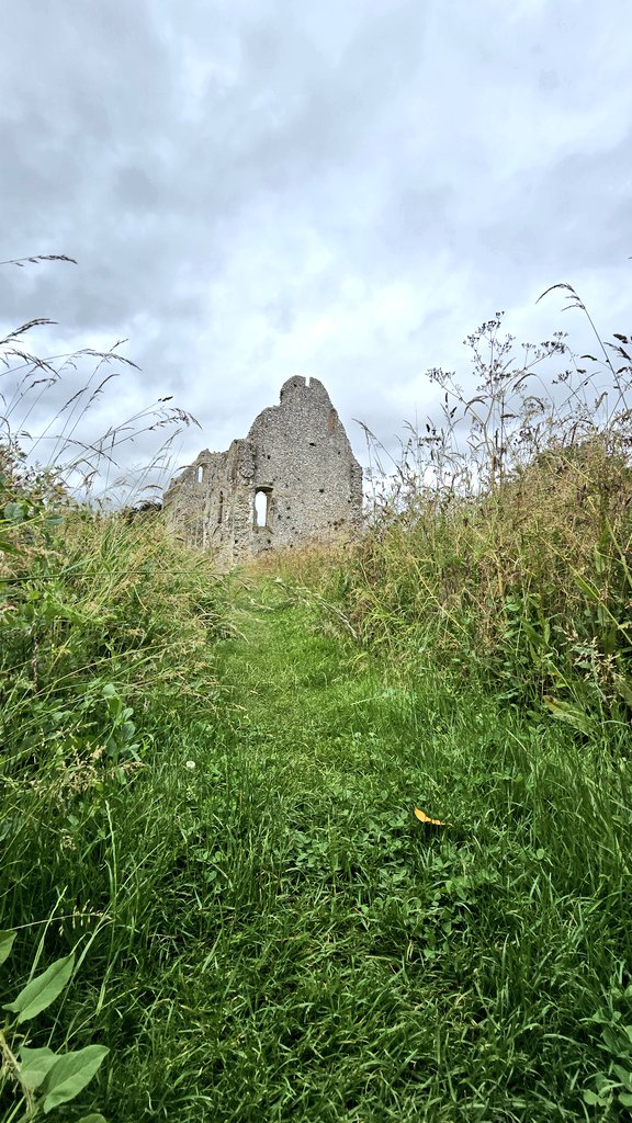 Boxgrove Priory today under sultry skies.