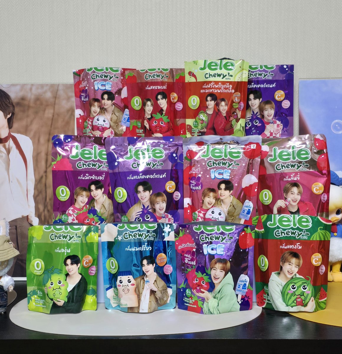 Jele Chewy ZeeNunew 6個セット アイドル Jele Chewy ZeeNunew