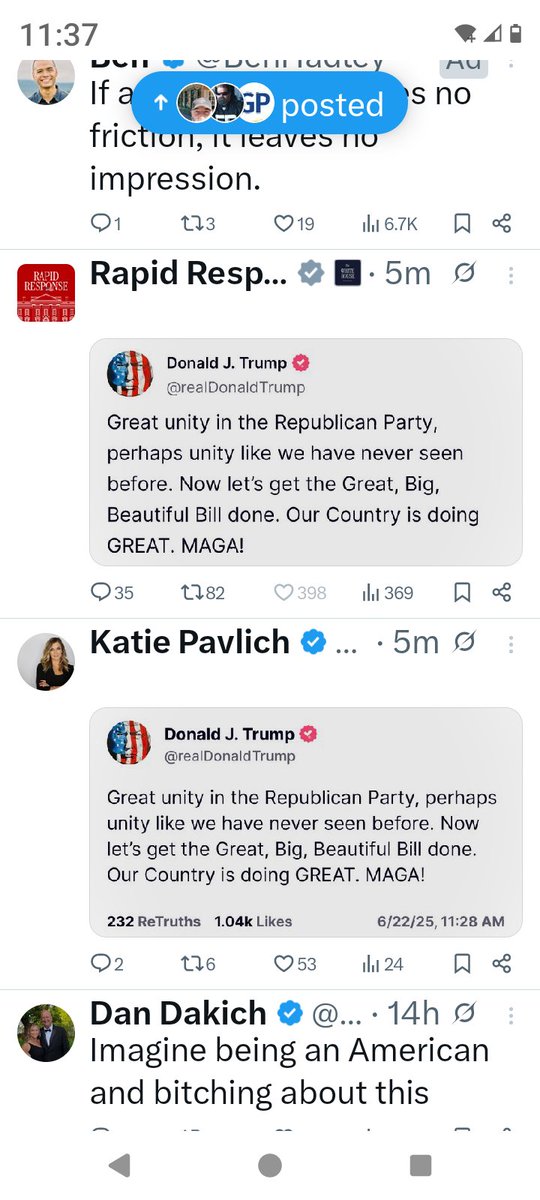 The so-called influencers are trying to beat each other to the punch today. It's hilarious