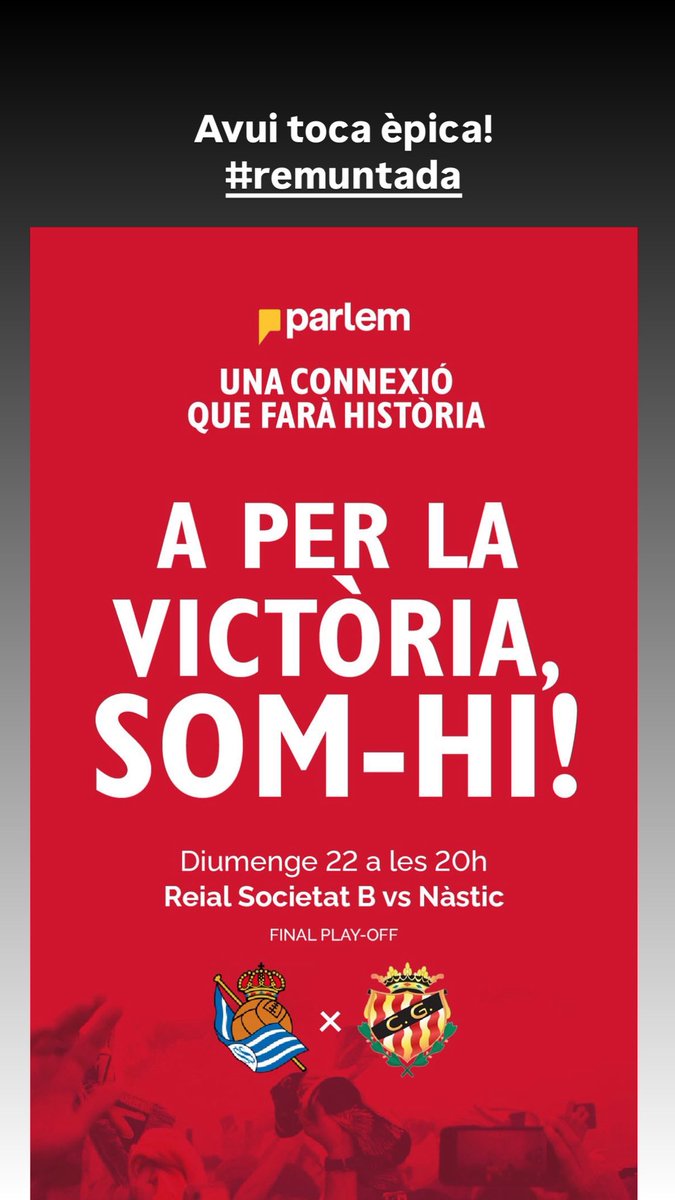 #èpica
#remuntada
#finsalfinal