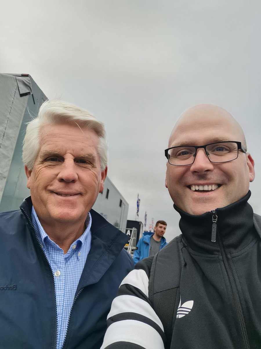 Farewell to a TV Legend Mr Steve Ryder. Growing up watching sports on TV Steve has always been on the screens.
Today he bows out at Oulton Park covering the <a href="/BTCC/">BTCC</a>.
Happy retirement Steve. Always a gent when we have met him.
#SteveRyder #BTCC #retirement
