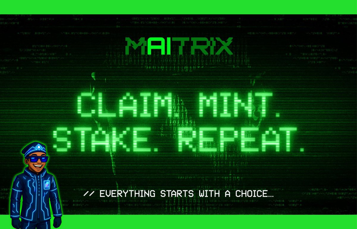 Maitrix Testnet Guide🪂

💰Cost : $0
🚀 Raised: ???
⏳ Time : 4 mins

Start your <a href="/theMAITRIXai/">MAITRIX</a> airdrop tasks now 🧵👇