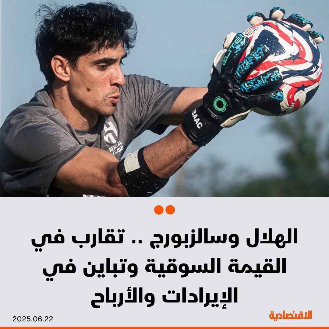 رغم التقارب في القيمة السوقية بين #الهلال و #ريد_بول_سالزبورج، اللذين سيلعبان اليوم، إلا أن النادي النمساوي، يتقدم بمركز وفارق يصل إلى 17.2 مليون يورو، حيث يحتل المركز الـ 15 في ترتيب الأندية في كأس العالم

- الهلال يتفوق في الإيرادات على النادي المملوك لشركة ريد بول المتخصصة في