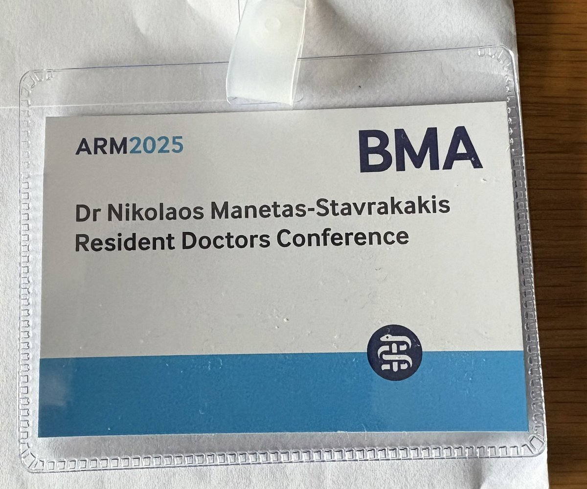 ManetasNikolaos's tweet photo. Excited for #BMAARM25 — looking forward to being part of BMA policy making! https://t.co/nmsZfb5Ldk