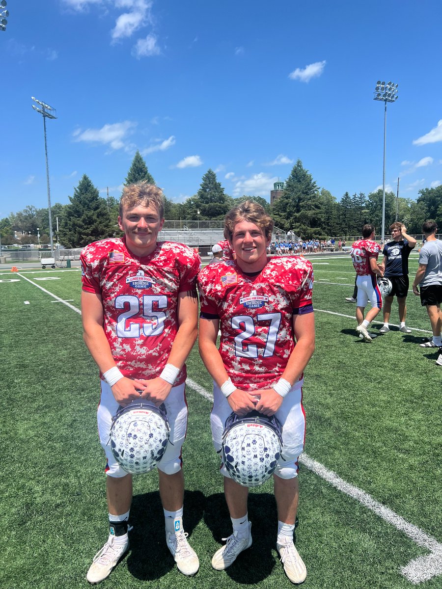 Congratulations to Ryan Nelson and Kyle Farrell on playing in the 2025 Shriners All-Star game.  GO CATS!!