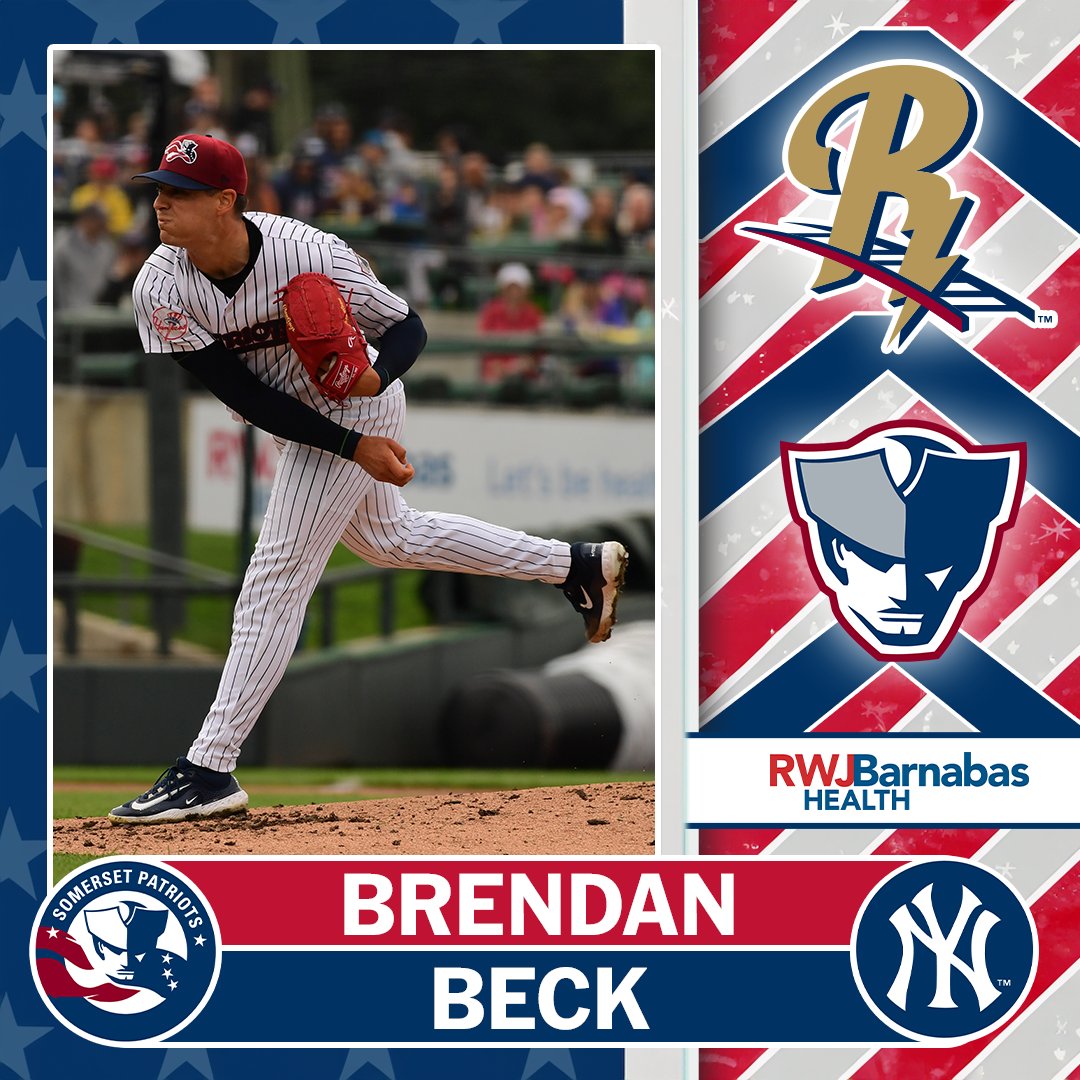 Somerset Patriots (@sompatriots) on Twitter photo The <a href="/Yankees/">New York Yankees</a> have announced that RHP Brendan Beck has been transferred from Somerset to the Triple-A <a href="/swbrailriders/">SWB RailRiders</a>. The <a href="/Yankees/">New York Yankees</a> have announced that RHP Brendan Beck has been transferred from Somerset to the Triple-A <a href="/swbrailriders/">SWB RailRiders</a>.