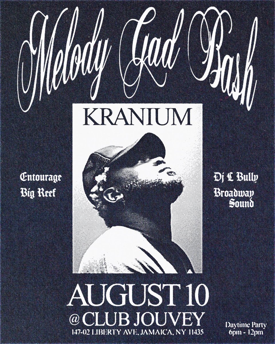 MelodyGadBash.EventBrite.Com NEW YORK PULL UP