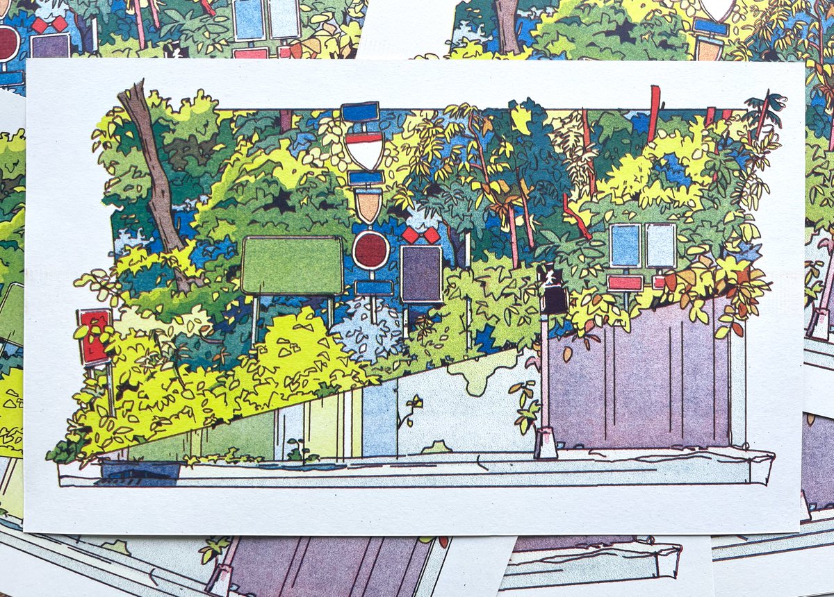 ceeejus's tweet image. road signs riso