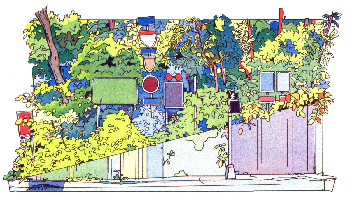 ceeejus's tweet image. road signs riso