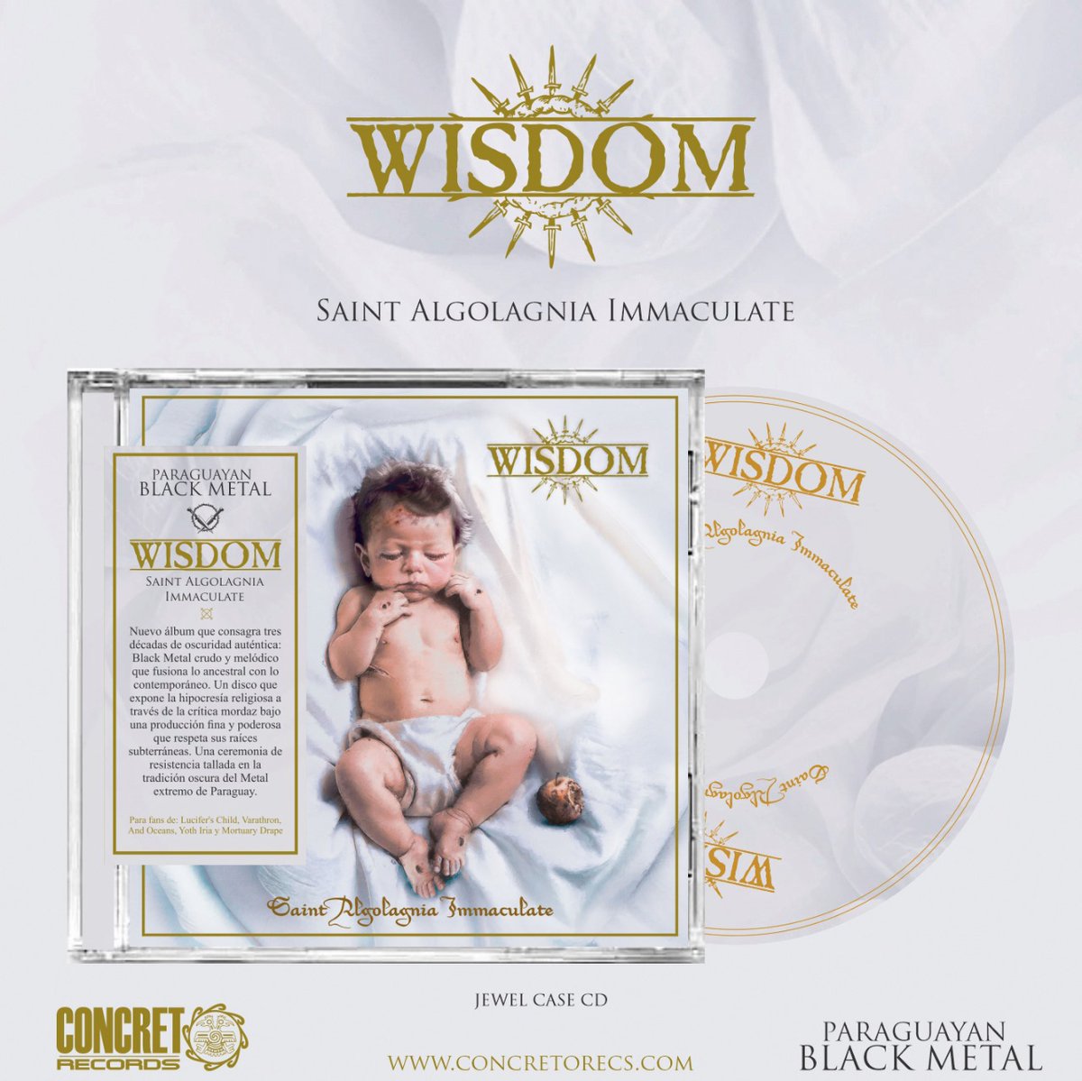 radiolataparara's tweet image. La banda nacional WISDOM, en alianza con “Concreto Records” de México, relanza su último trabajo discográfico con dos bonus tracks

Fecha de salida: 𝗬𝗔 𝗗𝗜𝗦𝗣𝗢𝗡𝗜𝗕𝗟𝗘

Reservas: +595992284520 o @Wisdom_py

También desde la web
concretorecs.com