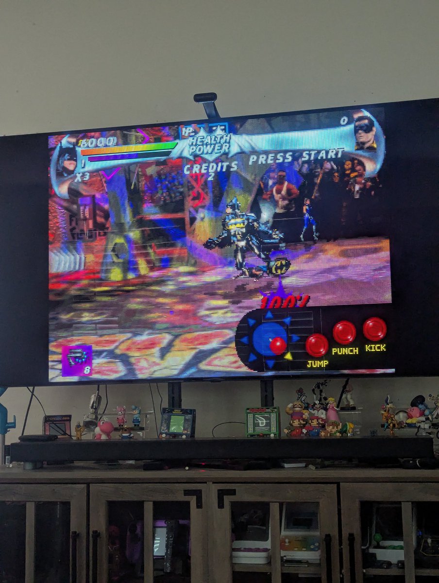 RannySnice's tweet image. I&apos;ve been enjoying Batman Forever on the SEGA STV core on #MiSTerFPGA. What a game!!!😗👌🏻