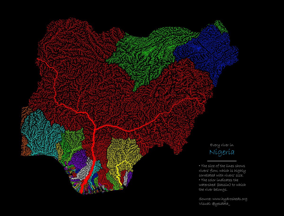 💧 Series: Rivers (No. 3) - Nigeria

Nigeria's Niger and Benue rivers form a vital confluence at Lokoja, driving ecosystems and culture.

🔧 Tools: Python (Pandas, Geopandas, Shapely)