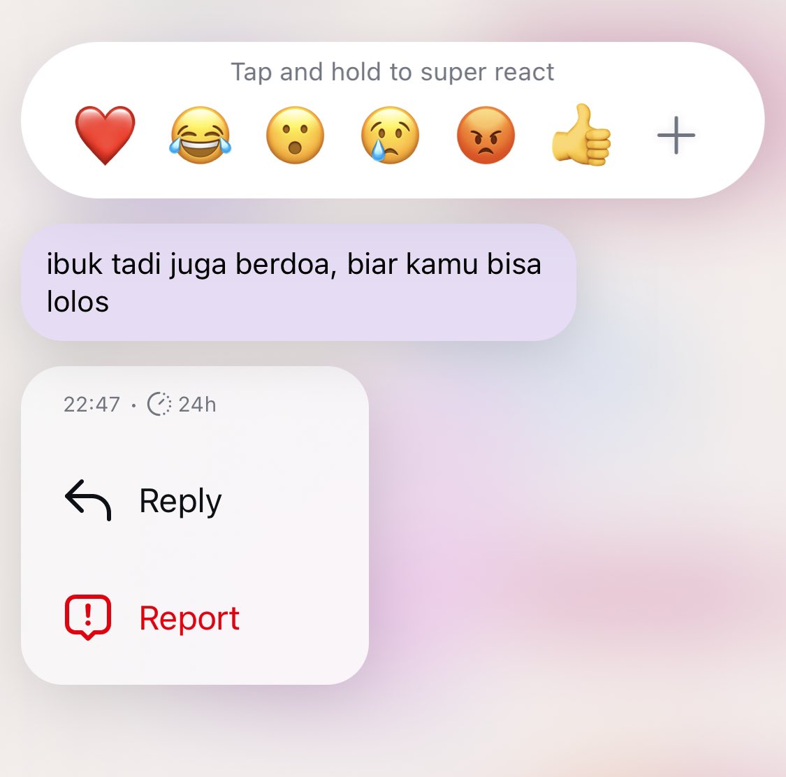 ini org jahat, tp juga baik bgt. bingung juga. bismillah doa lintas ibuk bisa nembus langit🥹