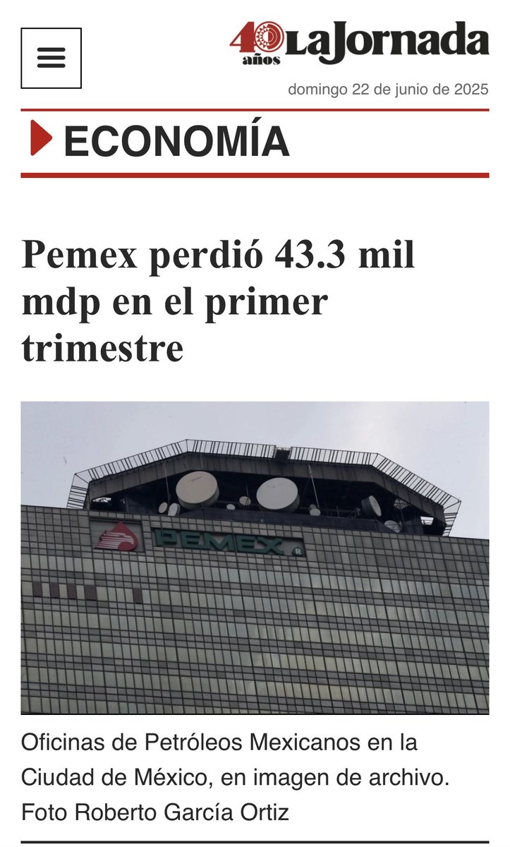 🔴 Si Iran cierra el estrecho de Ormuz: el precio de petróleo aumentará y con ello el precio de la gasolina ; el tema es que ⁦<a href="/Pemex/">Petróleos Mexicanos</a>⁩ produce MENOS petróleo; pierde dinero y Dos Bocas NO produce gasolina. La 4T nos tiene en el peor de los mundos !
