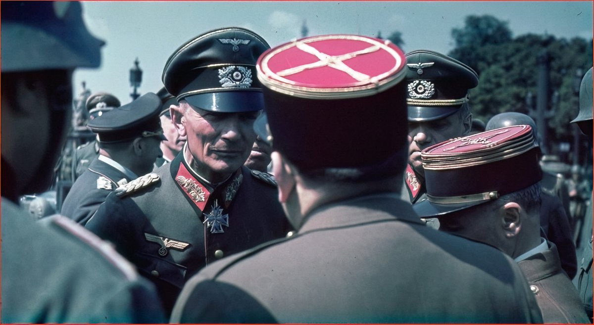 thevidgoo's tweet image. An epic payback was on June 21, 1940 (85 years ago) when Hitler had the French sign their surrender in the same railroad car that the German army signed theirs in 1918. Humiliating the French.