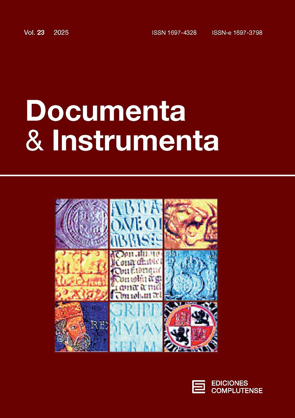Sociedad Española CCyTTHH (@secctthh) on Twitter photo La revista especializada en las áreas de Ciencias y Técnicas Historiográficas, <a href="/DocumentaInstr1/">Documenta & Instrumenta</a> ha sacado un nuevo número (2025) y en él participan algunos de nuestros socios. Gracias a su política de acceso abierto, se puede leer online en revistas.ucm.es/index.php/DOCU… La revista especializada en las áreas de Ciencias y Técnicas Historiográficas, <a href="/DocumentaInstr1/">Documenta & Instrumenta</a> ha sacado un nuevo número (2025) y en él participan algunos de nuestros socios. Gracias a su política de acceso abierto, se puede leer online en revistas.ucm.es/index.php/DOCU…