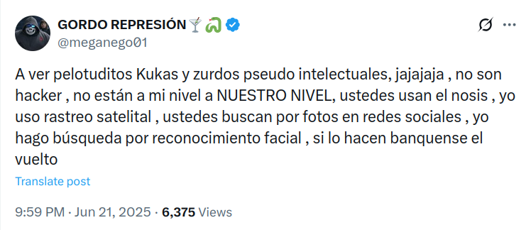 Efectivo de la @policia_ciudad. Total normalidad.