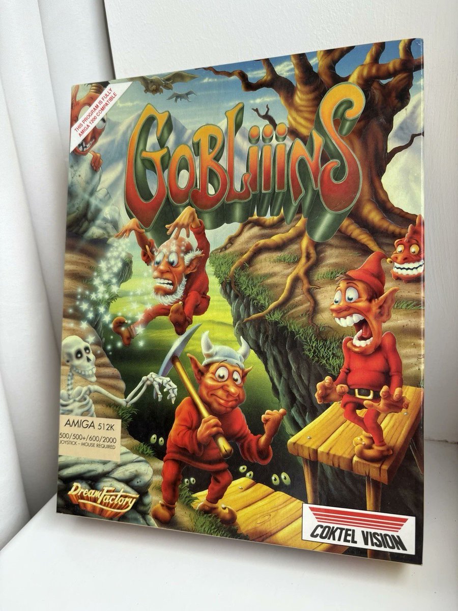 Indie_RetroNEWS's tweet image. Just bought Gobliiins wasn't cheap around £30+ but loved this game growing up! #retrogaming #amiga #commodoreamiga @RetroGamingRVG @TheRetroAsylum @ClassicReplay @AmigaBill_ @hayesmaker64