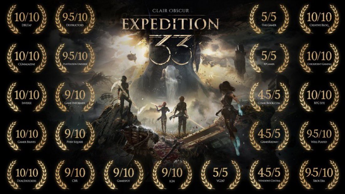 Clair Obscur: Expedition 33 is going to SWEEP the awards this year