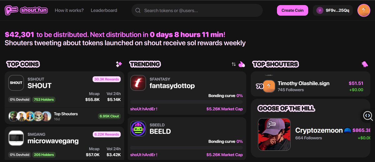 My hope rises as the time for the distribution gets closer
<a href="/shoutdotfun/">Shout</a> has done it before, we go again .