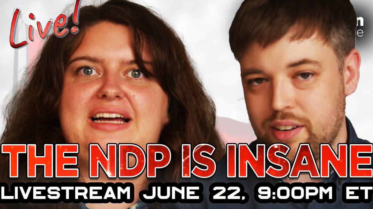 Join us for our weekly livestream TONIGHT at 9:00pm ET as we explore an INSANE party policy of the NDP. 

We will also walk Canadians through the entire lifecycle of how a Bill becomes Law in Parliament.