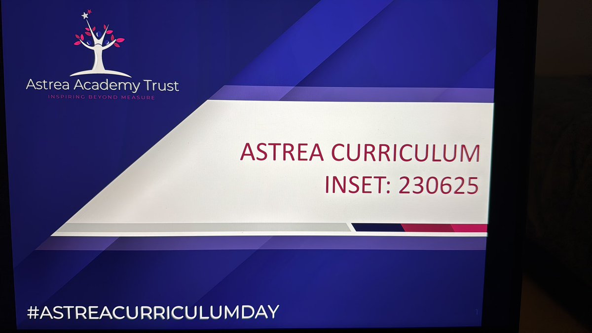 Slide deck sorted ✅ 
Ready to geek out with subject communities ✅ 
Excited to talk about how curriculum development = disrupting disadvantage ✅ 
References to LOTR ❌ 
#astreacurriculumday