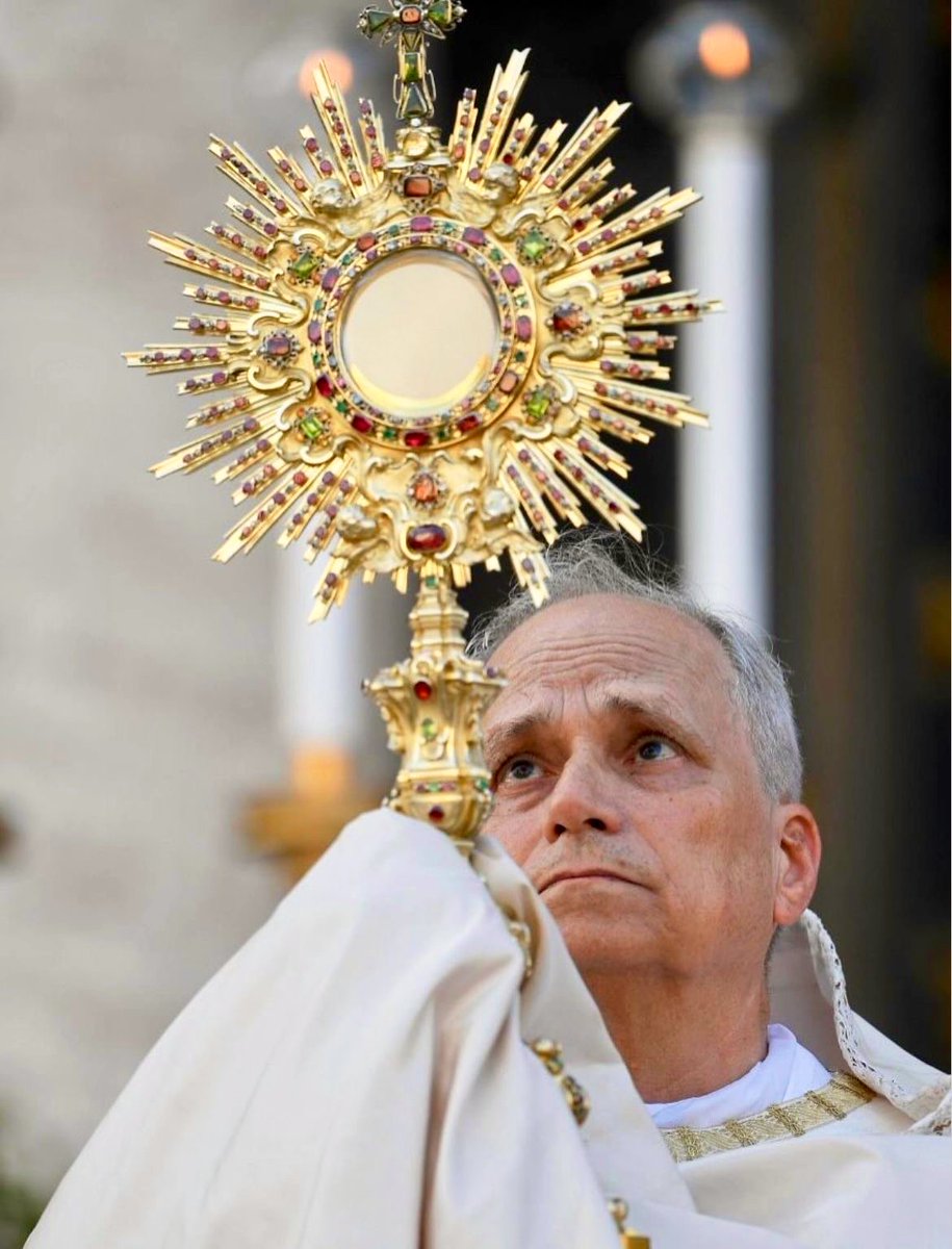 Jesus is truly present Body, Blood, Soul and Divinity in the Most Holy Eucharist