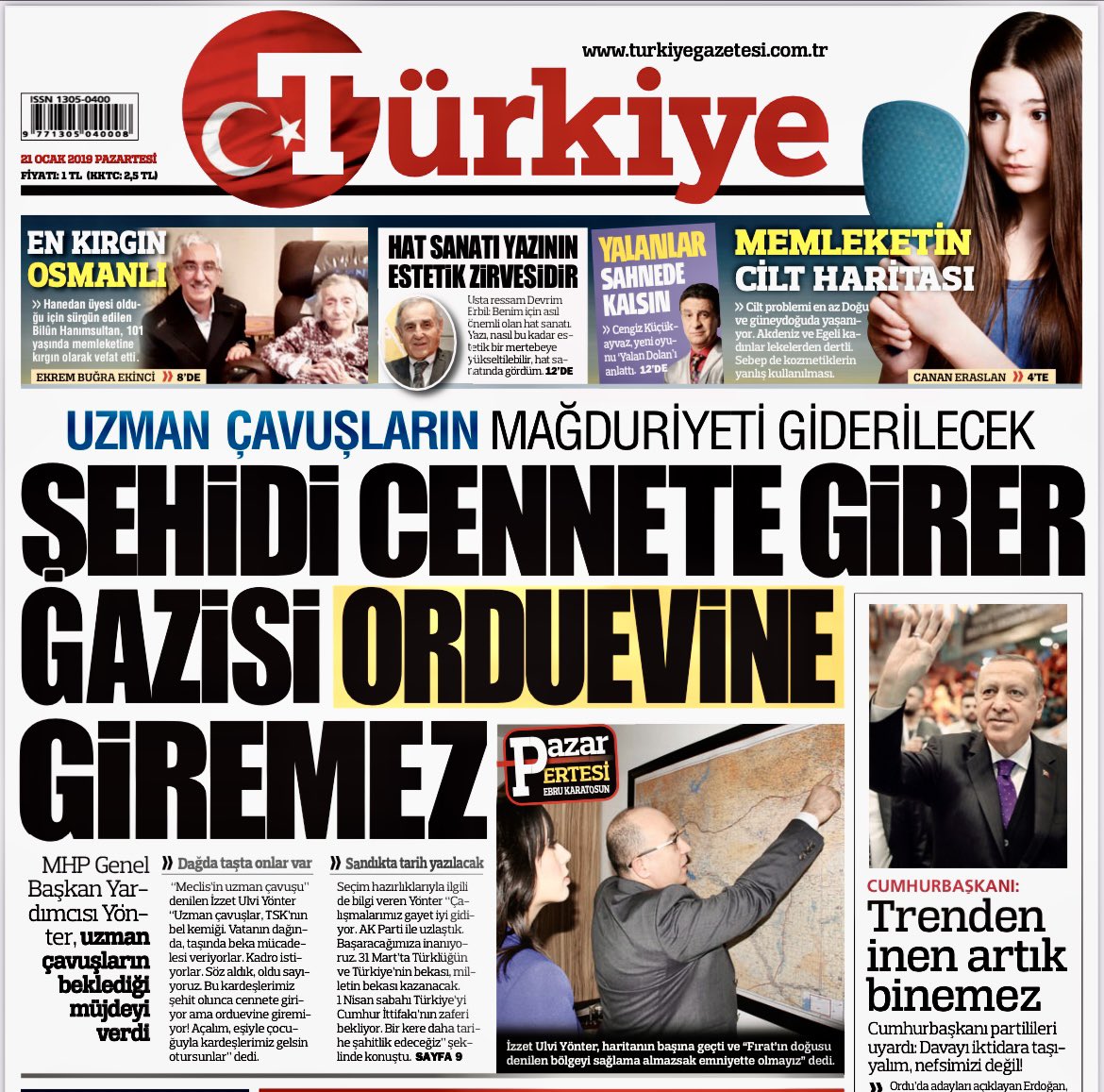Savaşta cephaneden sonra en önemli unsur askerin moralidir

Yaklaşan büyük savaş öncesi ilk yapılması gereken;

Uzman Çavuşlara verilen kadro sözünü hemen yerine getirmektir

Devlette bahçe sulayanlar bile memur yapılmışken

Vatan için can veren askerlere ‘kadro yok’ diyemezsiniz