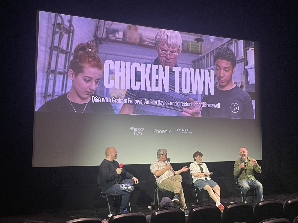 William A Wells (@willawells) on Twitter photo The Leicester premiere of Chicken Town. Wonderfully presented by Phoenix Arts Leicester. Great British comedy set within the claustrophobic confines of small town life - making the mundane epic. I hope that they eventually let <a href="/gdfellows/">Graham Fellows</a> go home for his tea! The Leicester premiere of Chicken Town. Wonderfully presented by Phoenix Arts Leicester. Great British comedy set within the claustrophobic confines of small town life - making the mundane epic. I hope that they eventually let <a href="/gdfellows/">Graham Fellows</a> go home for his tea!