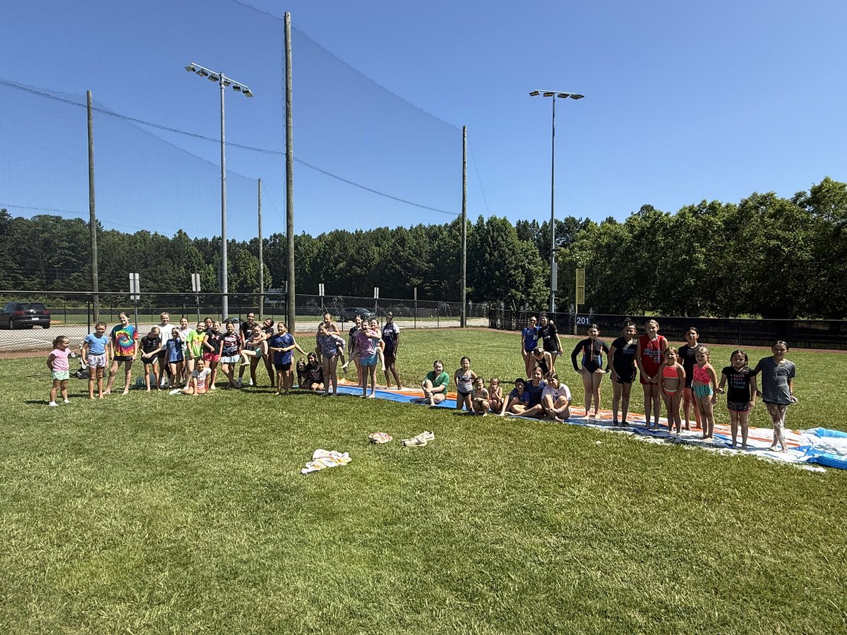 We had a great time at softball camp last week. Thanks to all the players (present and former) for helping out. #futureknights