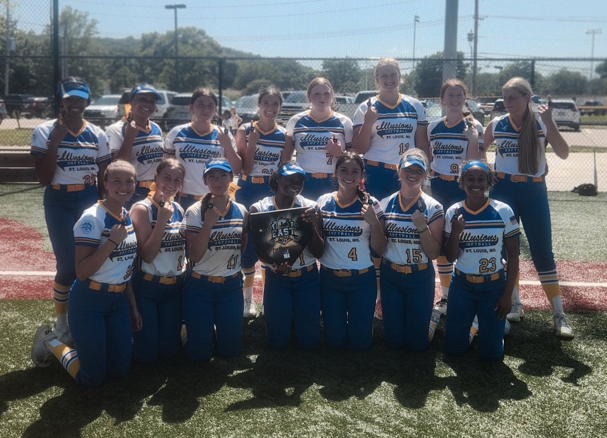 SophiaMOtten's tweet photo. Got the shutout in the circle in the semi-final game and then the game-winning RBI in the championship as the St. Louis Illusion completed another winning weekend. On to Michigan and then Tennesse for the next several weeks of Illusion softball. https://t.co/M0jYeVmLdV