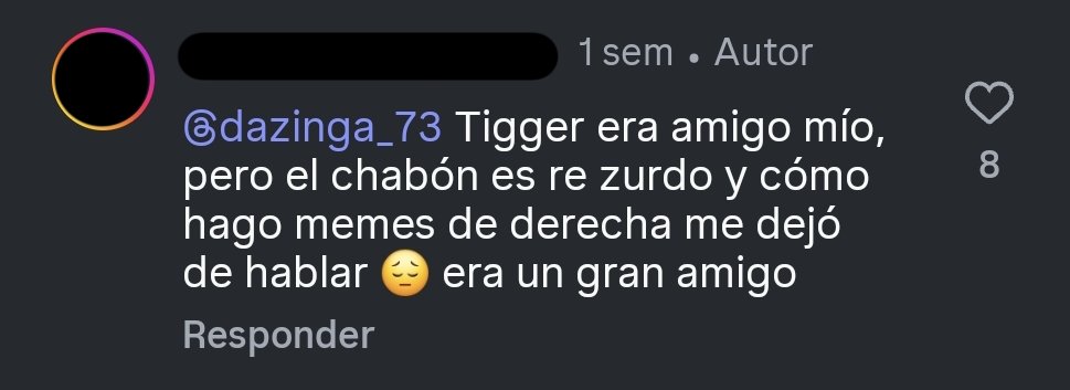 un antiguo colega del rubro shitpost en ig flashó la personal y se me rió el ojete todo el finde