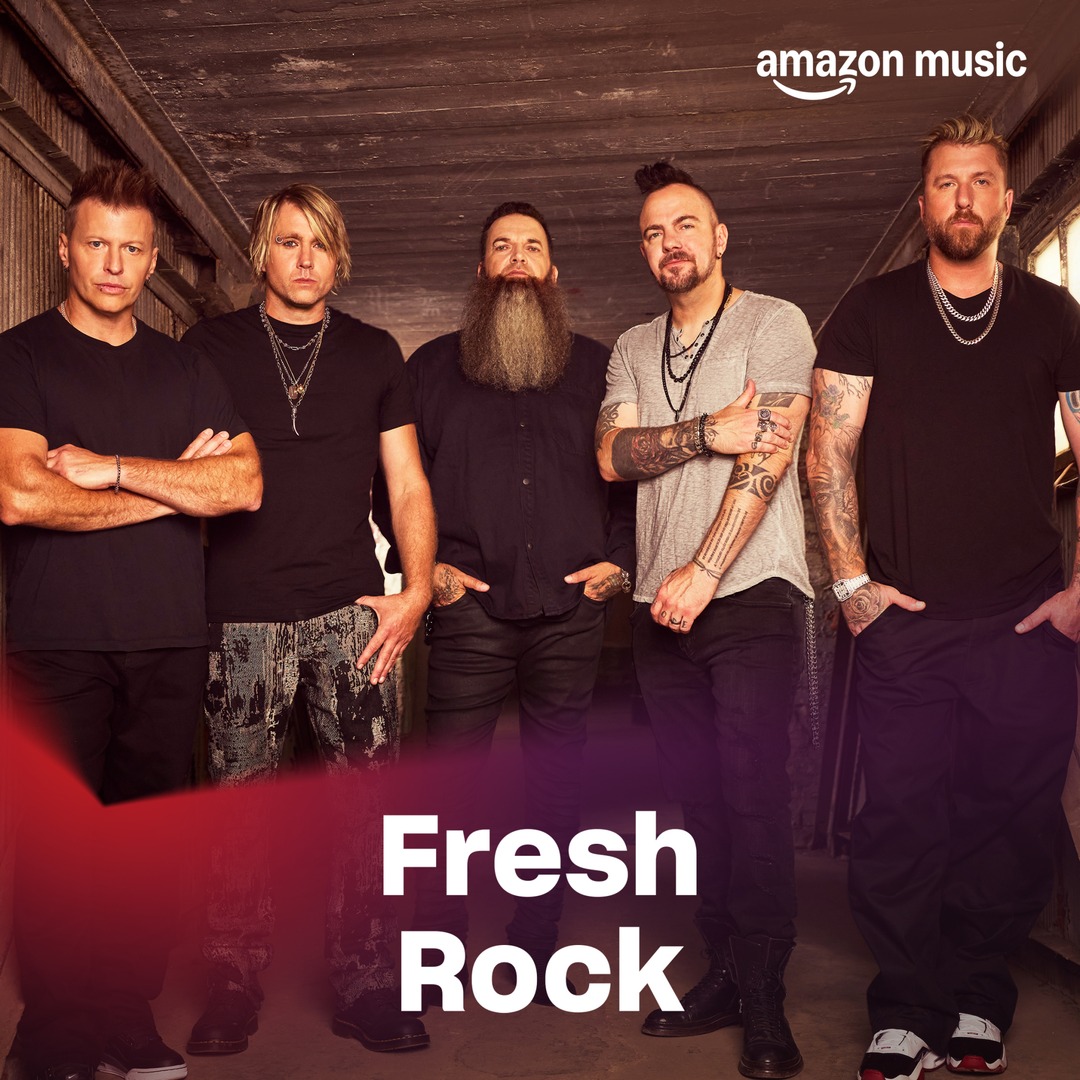 Thanks for the cover, @AmazonMusic! Hear "Dominate" on Fresh Rock now 🤘🤘 music.amazon.com/playlists/B094…