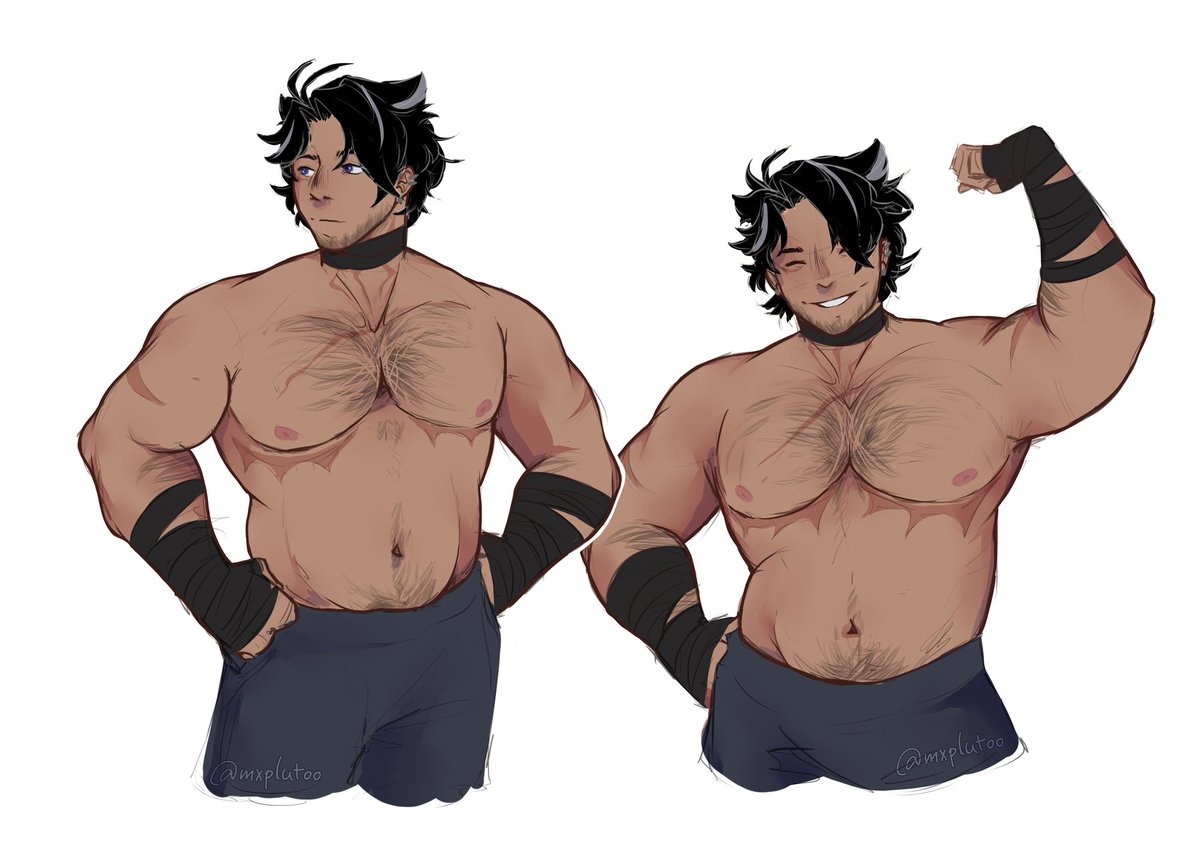 mxplutoo's tweet photo. dad bod wriothesley >>>
#wriothesley #GenshinImpact https://t.co/kO2KK0fkHo