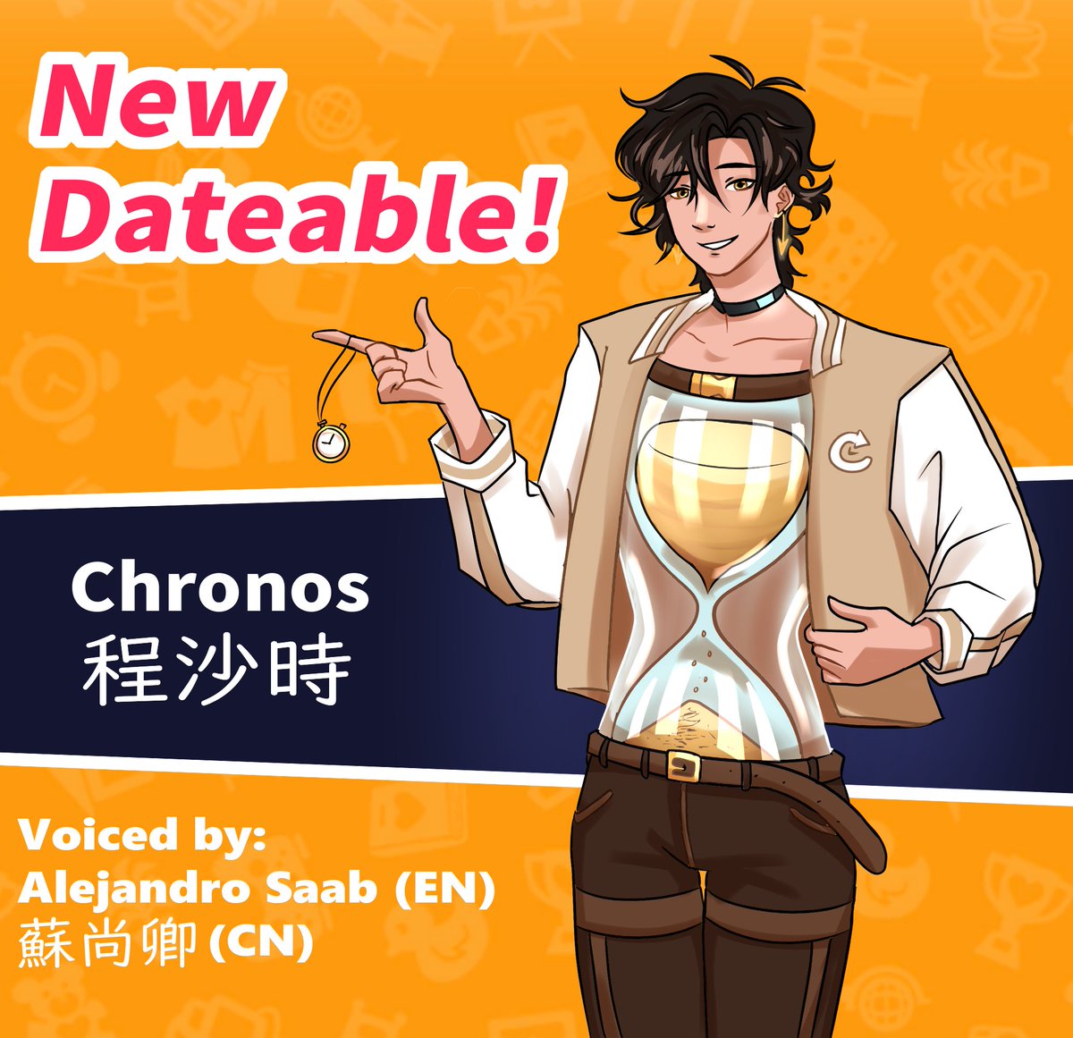 #linkclick #dateeverythinggame
Cheng Xiaoshi if he was a character in the game "Date Everything!"
...Yes he's an hourglass.