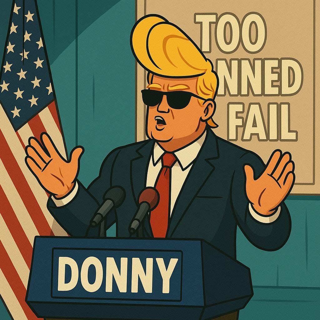 🚨 $DONNY IS HERE TO DOMINATE 🚨  
Trump vibes. Zero brakes. Pure pump. 📈💥  
No red button — just green rockets.  
Moan-worthy gains. 10x bags loading…

🔥 Launch: 9:30 PM Cali Time  
👑 Alpha only. No sidelines.  
📲 t.me/Donnybravoarmy  

#DonnyBravo #PumpFun #Solana