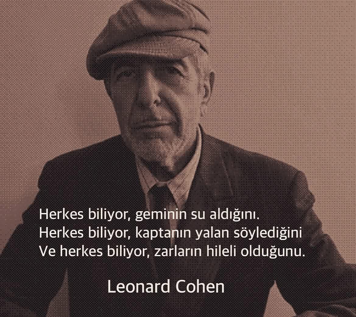 FundaSanliman's tweet photo. 😉#leonardkohen https://t.co/gNBB91nJlD