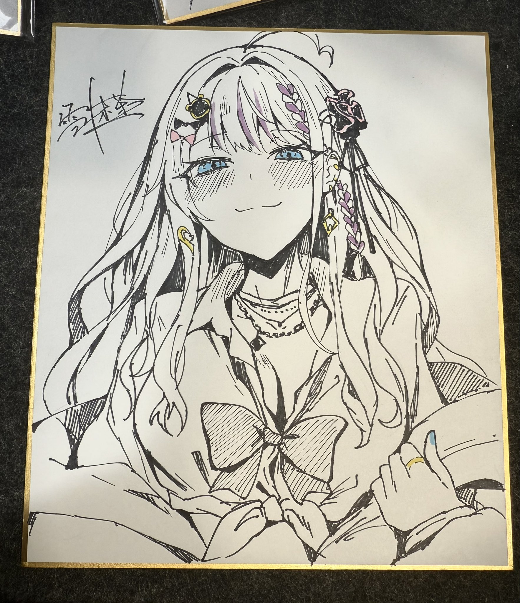 雪抹茶@にじそ10 あ-85 色紙受付中 on X: 