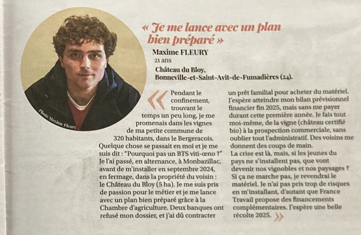 La viticulture est en pleine crise, nous jeunes vignerons et vigneronnes lui faisons face ! 
La vigne et le vin sont notre patrimoine nous nous battons pour le préserver ! 

Buvez du vin ! 🍷 (avec modération bien entendu 😉)