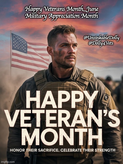 @UnsinkableDolly The Veterans Conductress (@unsinkabledolly) on Twitter photo Happy Veterans Month_June
Military Appreciation Month
<a href="/54lostone/">Phil</a>
<a href="/Armyvet4ev/">Keith</a>
<a href="/BarryOue21536/">Beirut Barry</a>
<a href="/Bennett33Jeff/">JB</a>
<a href="/BillKel83375959/">Bill Kelly</a>
<a href="/bryanhdaniels/">Bryan Daniels</a>
<a href="/Buckster1197193/">Buckster112</a>
<a href="/CarlHug65445091/">Carl Hughes</a>
<a href="/CharlesAmulek/">Charles Davis</a>
<a href="/ClaudyJoe1981/">Joe Claudy</a>
<a href="/ColSDM2/">Stephen Mitchell, Col retired</a>
<a href="/CreekSailors/">sailors creek</a>
<a href="/CrynUSMC/">Cryn</a>
<a href="/CSMUSArmy/">Jim</a>
<a href="/dj_baar/">DJ_Baar</a>
<a href="/Duke_Ironstone/">Duke Ironstone</a> Happy Veterans Month_June
Military Appreciation Month
<a href="/54lostone/">Phil</a>
<a href="/Armyvet4ev/">Keith</a>
<a href="/BarryOue21536/">Beirut Barry</a>
<a href="/Bennett33Jeff/">JB</a>
<a href="/BillKel83375959/">Bill Kelly</a>
<a href="/bryanhdaniels/">Bryan Daniels</a>
<a href="/Buckster1197193/">Buckster112</a>
<a href="/CarlHug65445091/">Carl Hughes</a>
<a href="/CharlesAmulek/">Charles Davis</a>
<a href="/ClaudyJoe1981/">Joe Claudy</a>
<a href="/ColSDM2/">Stephen Mitchell, Col retired</a>
<a href="/CreekSailors/">sailors creek</a>
<a href="/CrynUSMC/">Cryn</a>
<a href="/CSMUSArmy/">Jim</a>
<a href="/dj_baar/">DJ_Baar</a>
<a href="/Duke_Ironstone/">Duke Ironstone</a>